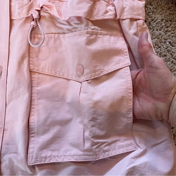 J Crew Perfect Lightweight Jacket Pink Blush Size Medium - Picture 7 of 14
